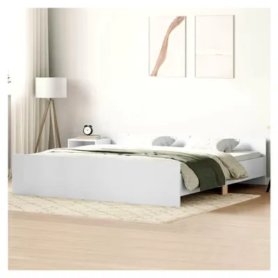 Produktbild von Bettgestell Weiß 200x200 cm ohne Matratze