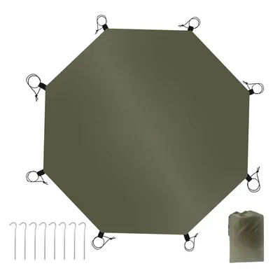 Produktbild von Wasserdichte Bodenplatte für Camping (4,1×4,1 m) – Schwere Zeltunterlage als Vorzelt-Fußabdruck für Outdoor, Tarp und Zelt