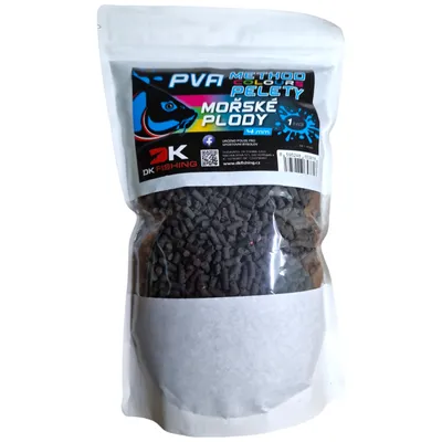 Image de DK Fishing PVA Method Color Seafood pellets 1kg