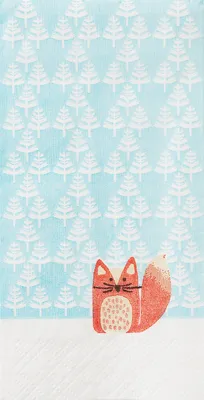 Produktbild von Paper Design Papiertaschentücher Kleiner Fuchs 10 Stk 22x21.5 cm Taschentücher