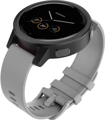 Produktbild von Strap-it Garmin Vivomove 3s Armband Silikon - 39mm - Grau