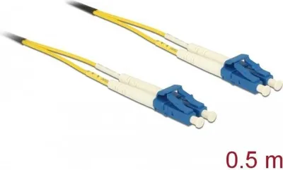 Image de DELOCK Kabel LWL LC > LC Singlemode OS2 0,5m
