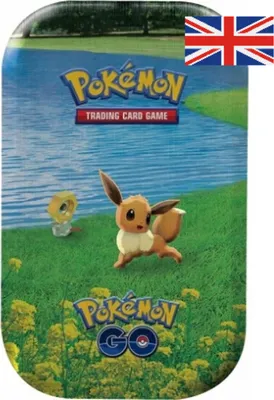 Produktbild von Pokémon GO Mini Tin - english TCG - 2 Boosterpacks - Evoli Motiv