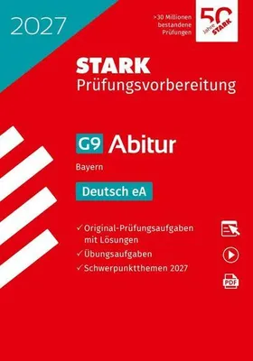 Zdjęcie produktu dla STARK Deutsch eA - Abitur 2027 Bayern - Prüfungsvorbereitung