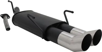 Produktbild von JOM Edelstahl Sportauspuff Auspuff Opel Astra G Caravan 2x90 rund DTM Gutachten