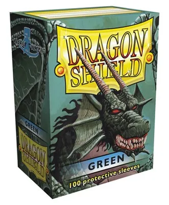 Produktbild von Dragon Shield Kartenhüllen - grüne Sleeves für Trading Cards 100 Stück