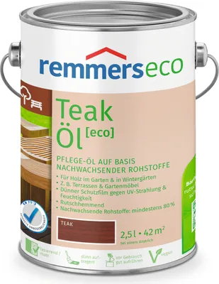 Produktbild von Remmers Teak-Öl [eco] 2,5 l, Holzpflegeöl
