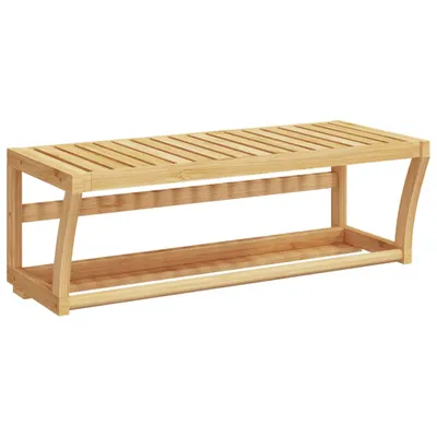 Produktbild von vidaXL Handtuchregal Wandmontage 60x25x20 cm Bambus