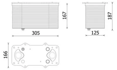 Produktbild von MAHLE CI 704 000P Ladeluftkühler LLK für MAN TGS I Turbo Intercooler