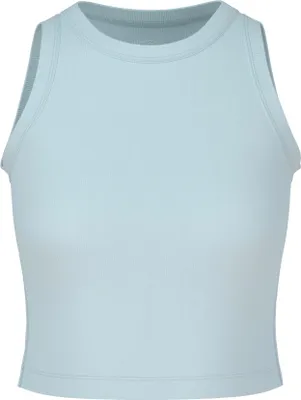 Produktbild von Uni Cropped Top aus Baumwollestretch