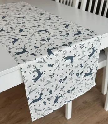 Produktbild von Tischläufer Weihnachten Tischdeko Tischband Tischdecke Tischdekoration 45x145 cm, Design:2