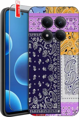 Immagine prodotto di Custodia per Xiaomi Redmi Note 15 Pro 4G | Design | Custodia in silicone opaco + vetro protettivo per lo schermo