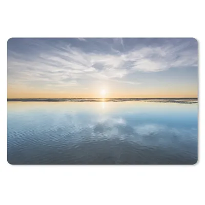 Produktbild von MuchoWow® Mauspad Mousepad Meer - Wolken - Sonne 27x18 cm - Mousepads - Maus Mat - Pad - Mausunterlage - Büroartikel - Desk Matten