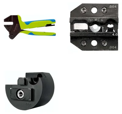Produktbild von 624 004 3 0 K2 Rennsteig Werkzeuge GmbH Crimpzange PEW12 für Multi-Contact MC4 Steckverbinder inkl. Crimpeinsätze-Solar