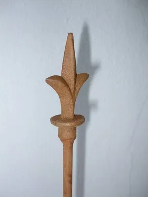 Produktbild von 3 Stück, Gartenstab, Rankstab, Rosenstab, 150 cm, Spitze, Eisen , Rost