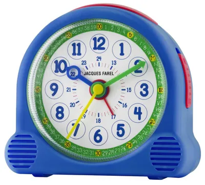 Produktbild von JACQUES FAREL Kinderwecker Wecker Happy Analog Quarz Jungen ACL 04 blau