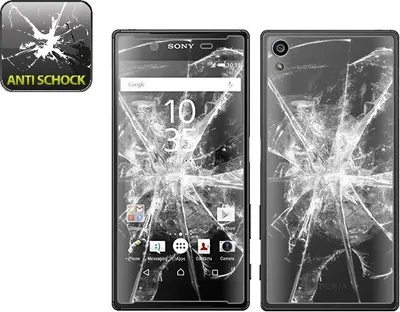 Produktbild von 2x Panzerfolie für Sony Xperia Z5 Premium ANTI-SCHOCK Displayschutzfolie KLAR FB