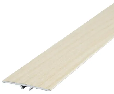Produktbild von Dalsys Übergangsprofil flach 40mm x 90cm zum Schrauben inkl. Befestigungsmaterial, aus Aluminium Ahorn Hell