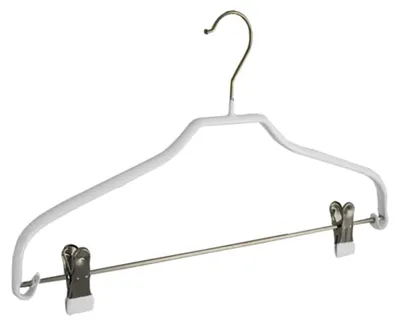 Produktbild von Kleiderbügel-Set, 20 Stück - Metall - Weiß
