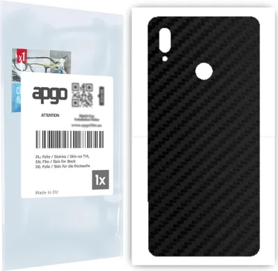 Produktbild von apgo Rückseite Schutzfolie für Honor Note 10 -  Hinten Schutzfolie Carbon, Rückseite Folie schützt vor Kratzern und Fingerabdrücken
