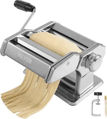 Produktbild von Famanu Pastamaker - Handliche Nudelmaschine mit einstellbarer Dicke