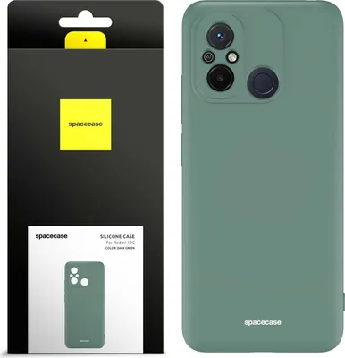Immagine prodotto di Custodia in silicone SPACECASE Custodia in silicone per Xiaomi Mi 12C Verde