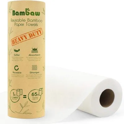 Produktbild von Umweltfreundliches Bambus-Küchenpapier, stark, weich, antibakteriell