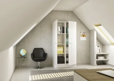 Obrázok produktu pre Potravinová skriňa Flex Well Lucca ŠxHxV 100 x 60 x 200 cm čelo biela matná korpus biela