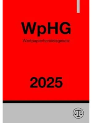 Produktbild von Wertpapierhandelsgesetz - WpHG 2025