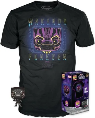 Obrázek produktu pro Funko pocket POP & Tee: Marvel - Black Panter (velikost L)