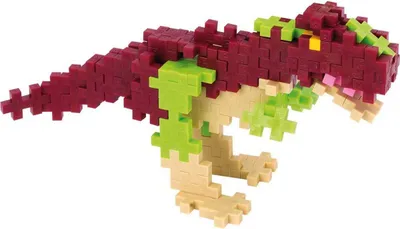Image de Plus-Plus T-rex Dinosaur Tube Construction Set - 100pcs.