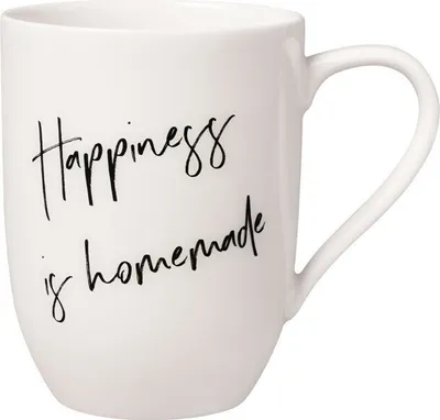 Zdjęcie produktu dla Wielopak kubków Villeroy & Boch z uchwytem Happiness is homemade - 6 szt