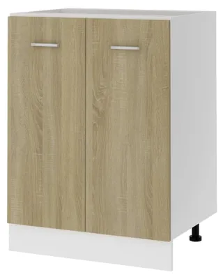 Produktbild von Küchenschrank Unterschrank Lyon Sonoma Eiche, 60 x 46 x 81,5 cm, Holzwerkstoff