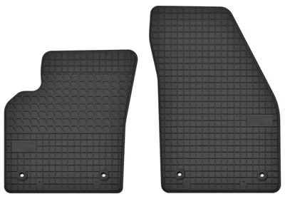 Productafbeelding van Rubberen voormatten voor Volvo V50 2004-2012 (stationwagen) – 2-delig, zwart, op maat – Wielganizator SolidTread