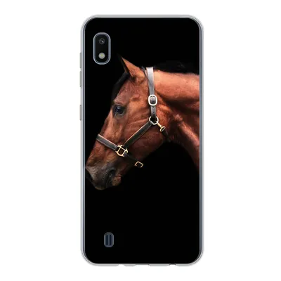 Produktbild von MuchoWow® Handyhülle Schutzhülle Hülle für Samsung Galaxy A10 Pferd - Leicht - Halfter Silikon Softcase Handy Hülle - Schutzhülle