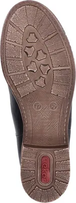 Produktbild von Rieker Damen Stiefelette flacher Chelsea Boot mit losen Einlagen 79450, Größe:42 EU, Farbe:Schwarz