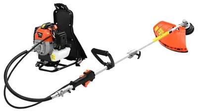Productafbeelding van Bosmaaier rugzakdesign 52 cm³ 1,45 kW benzine grastrimmer voor tuinverzorging en gazonmaaien