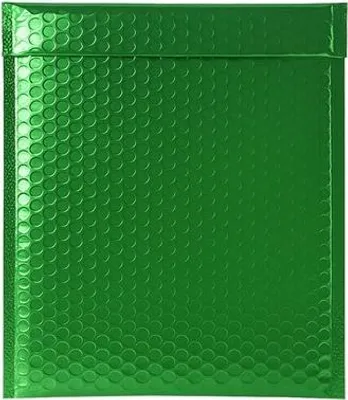 Image de Enveloppe Babelkowa métallisée CD 165 x 165 mm verte