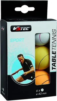 Produktbild von 6er Pack V3TEC Fun Tischtennisbälle sortiert