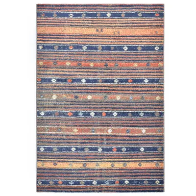 Immagine prodotto di Tappeto vidaXL, blu e arancione, 160 x 230 cm, in polipropilene