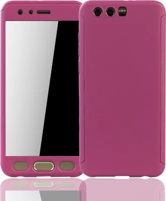 Immagine prodotto di Custodia protettiva per cellulare Huawei Honor 9, cover completa, protezione per lo schermo a 360 gradi, colore rosa