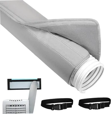 Produktbild von Schlauchabdeckung für Klimaanlagen - 150x53 cm - geeignet für Kanäle mit einem Durchmesser von 5 Zoll und 5,9 Zoll - dicht und isoliert