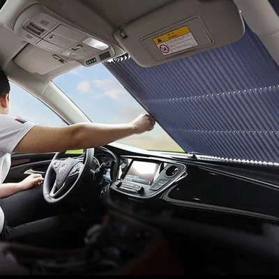 Produktbild von Famanu Auto-Vorhang mit UV-Schutz - einziehbar