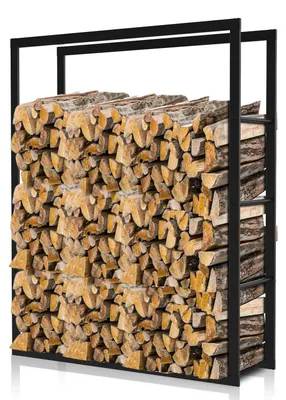 Productafbeelding van Metalen houtrek voor Houtopslag, 100 x 80 x 25 cm