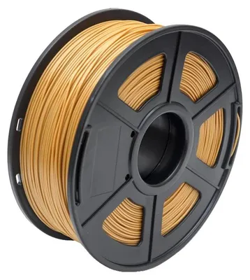 Zdjęcie produktu dla Filament do drukarek 3D, materiał ABS, szpula 1 kg, kolor złoty