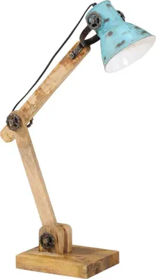 Image de vidaXL Lampe de bureau 25 W bleue 23x18x96 cm E27