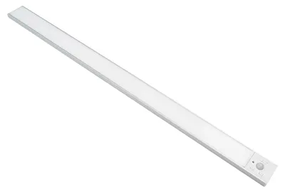 Produktbild von LUXULA LED-Schrankleuchte mit Bewegungsmelder, 4,07W, 140lm, CCT, IP20, silber, 60cm