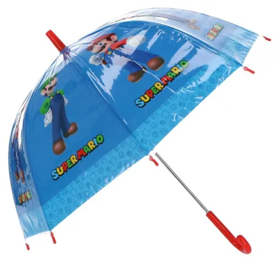 Obrázok produktu pre Super Mario dáždnik pre deti Ø69 cm Super ochrana pred dažďom a slnkom