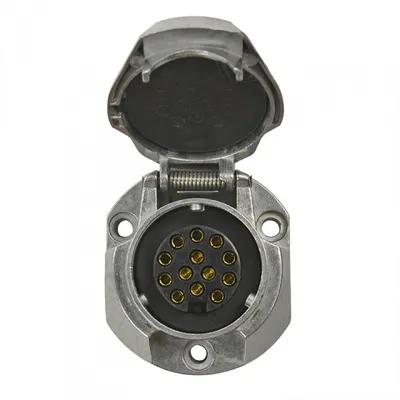 Productafbeelding van Stopcontact, 13-polig, metalen, type Jaeger