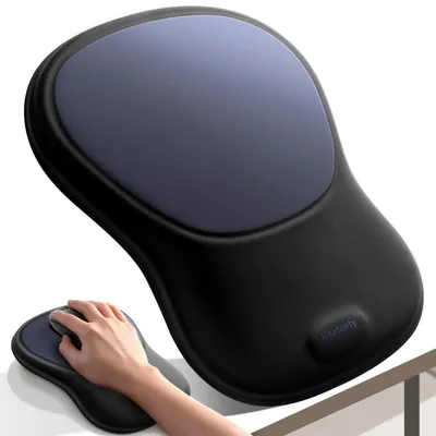 Produktbild von Ergonomische Mauspad mit Handgelenkauflage, weiches Gel und Memory-Schaum